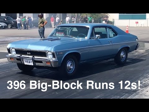 Stock 1968 Chevy II SS396/350 Drag Tested