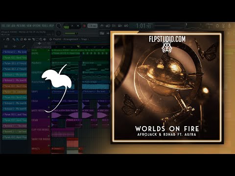 Afrojack, R3HAB, feat. AuRa - Worlds on Fire (FL Studio Remake)