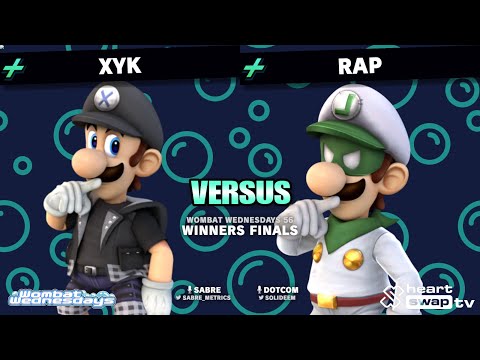 Wombat Wednesdays 56 P+ - Rap (Luigi) Vs. XYK (Luigi) Project + Winners Finals