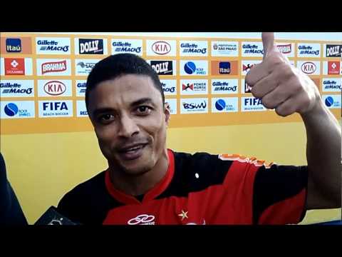 II Mundialito de Futebol de areia Flamengo 6x3 Santos