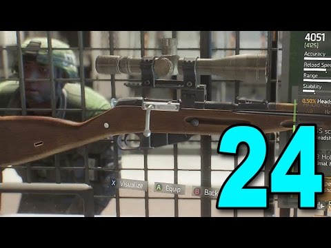 The Division - Part 24 - EPIC NEW SNIPER! (Let's Play / Walkthrough / Playthrough)