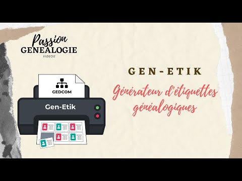 Tutoriel pour réaliser des étiquettes autocollantes avec Gen-Etik