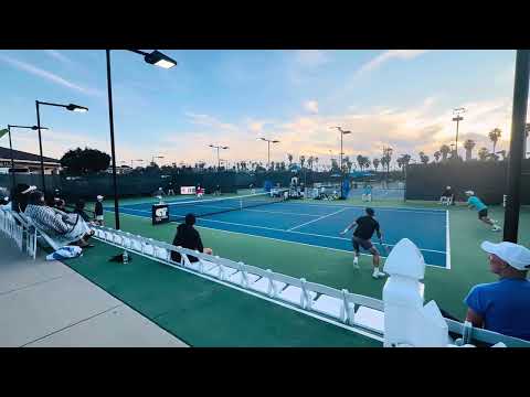San Diego Open Men’s Doubles Quarterfinal- Spizzirri/Zink v Albot/Majchrak Match Point