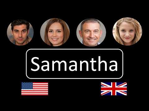 How to pronounce Samantha