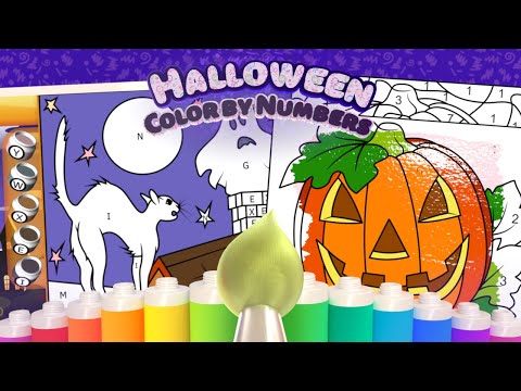 Color by Numbers - Halloween Video