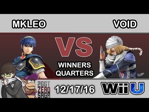 2GGT: ZeRo Saga - SF | MkLeo (Marth) Vs. CLG | VoiD (Sheik) Winners Quarters - Smash Wii U