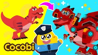 Download lagu T-rex Robot Superhero! | Song for Kids | Cocobi mp3 Download lagu T-rex Robot Superhero! | Song for Kids | Cocobi mp3