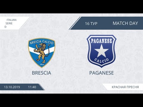 AFL19. Italy. Serie D. Day 16. Brescia - Paganese