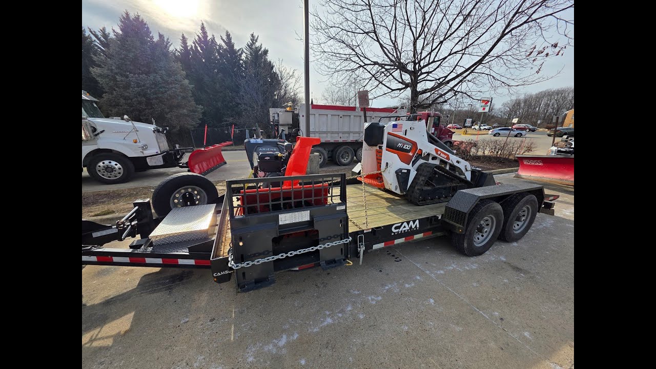 Bobcat MT100 Snow Removal Demo