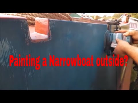 DIY Narrowboat Painting outside. Is it possible?