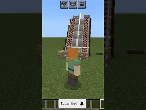 Unbelievable: Magic Escalator in Minecraft! #shorts