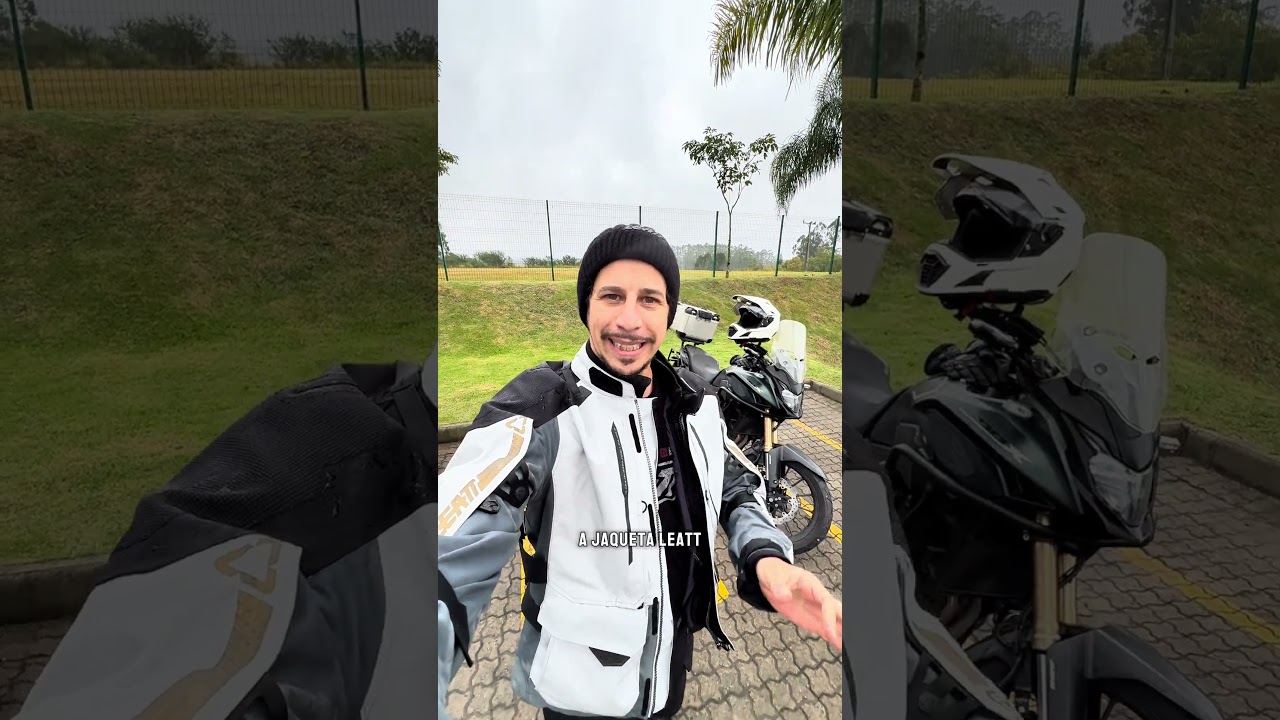 Jaqueta de moto impermeável Leatt 5.5 ADV me agradou demais!