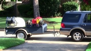 Pressure Washing Trailer Set Up Custom DIY