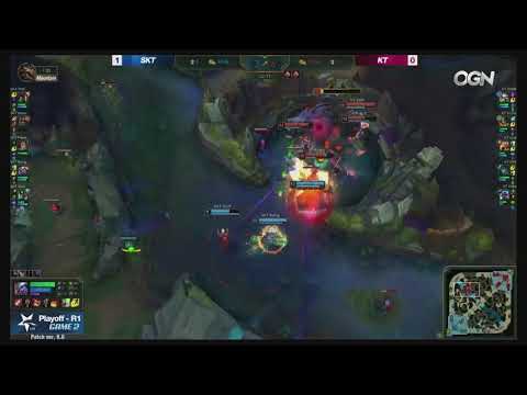 KT vs SKT Highlights Game 2 LCK Spring 2018 Playoffs KT Rolster vs SK Telecom T1 | LOL Replay
