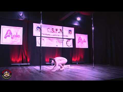Federica Serio cat under 40 emergenti 2.campionato di pole dance csen regione sicilia