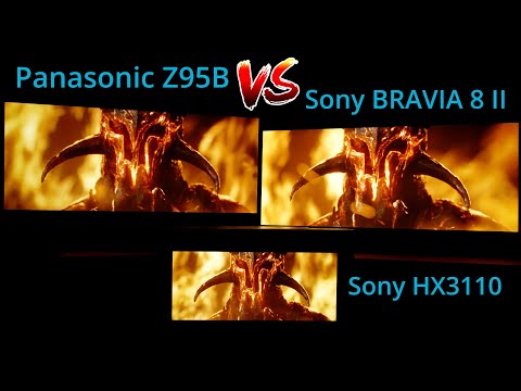 Panasonic Z95B vs Sony BRAVIA 8 II QD-OLED in HDR