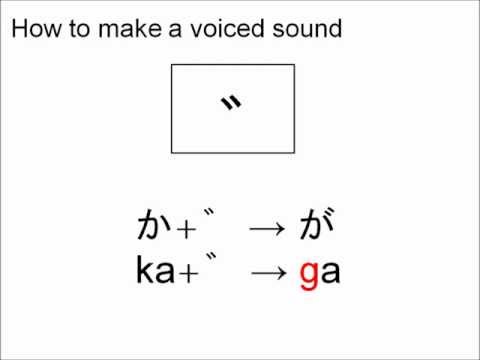 Learn Japanese from Scratch 1.1.7 - Voiced sounds in Hiragana