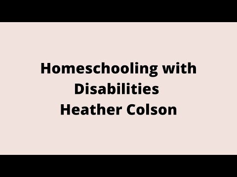 Homeschooling with Disabilities