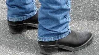 bootvideo 075 - Leos Dusty Black Cowboy Boots and Beautiful