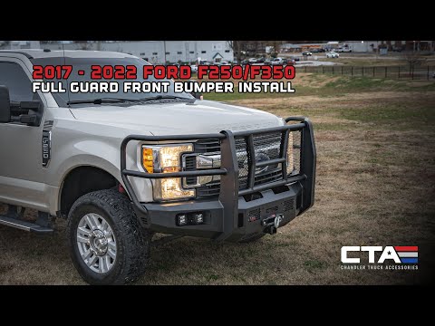 2017-2022 Ford F250/F350 Full Guard Front Bumper Install | Chandler Truck Accessories