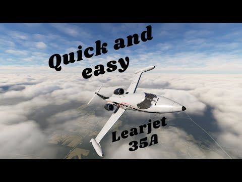 Short and Simple Startup - Autopilot Demo | Learjet 35 A | Microsoft Flight Simulator 2020