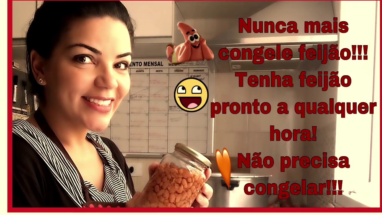 Como armazenar feijão cozido por mais de um ano... SEM GELADEIRA e SEM CONGELAR😋!!!!!