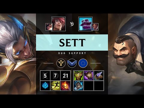 Sett Support vs Braum - EUW Diamond Patch 25.10