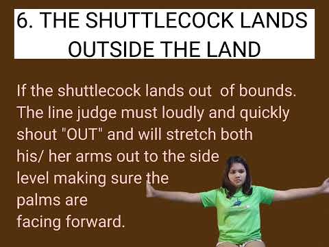 DIFFERENT HAND SIGNALS OF LINE JUDGE AND UMPIRE | PED003 | FOR EDUCATIONAL PURPOSES ONLY