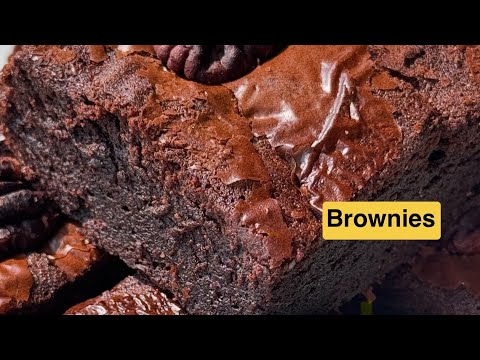 Quick and Easy Fudgy and Chewy Brownies Recipe | Easy Brownies recipe | brownies recipe 