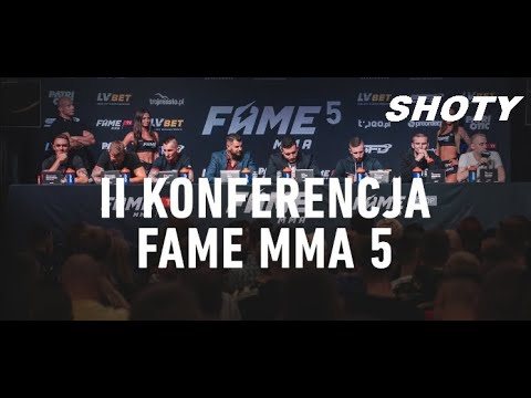 FAME MMA 5| 2 KONFERENCJA| CZĘŚĆ 1| KRYCHA vs KASTI| OLEG vs HASSI