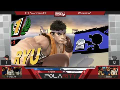 CFL Smackdown 101 WiiU - The Gount (Ryu) vs Bowlin (GnW) - Winners R2