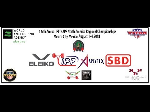 16th IPF/NAPF North American Regional Powerlifting Championships - Classic Men 59-83kg