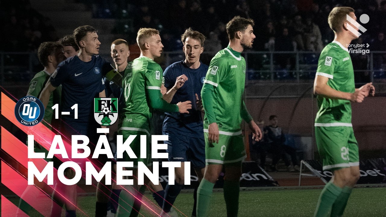 Ogre United vs FK Tukums 2000 Highlights