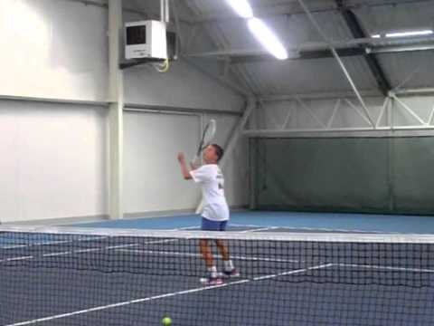 Jaroslav Smedek, volleys and overheads, 240 fps