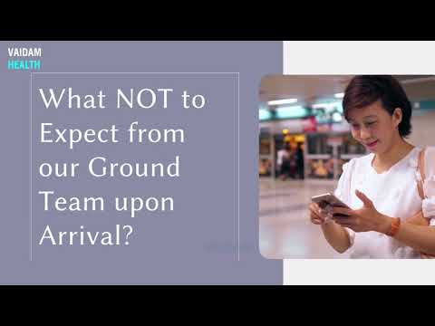 What NOT to expect from our ground team upon arrival