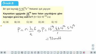 Eğitim Vadisi AYT Fizik 20.Föy Modern Fizik Konu Anlatım Videoları
