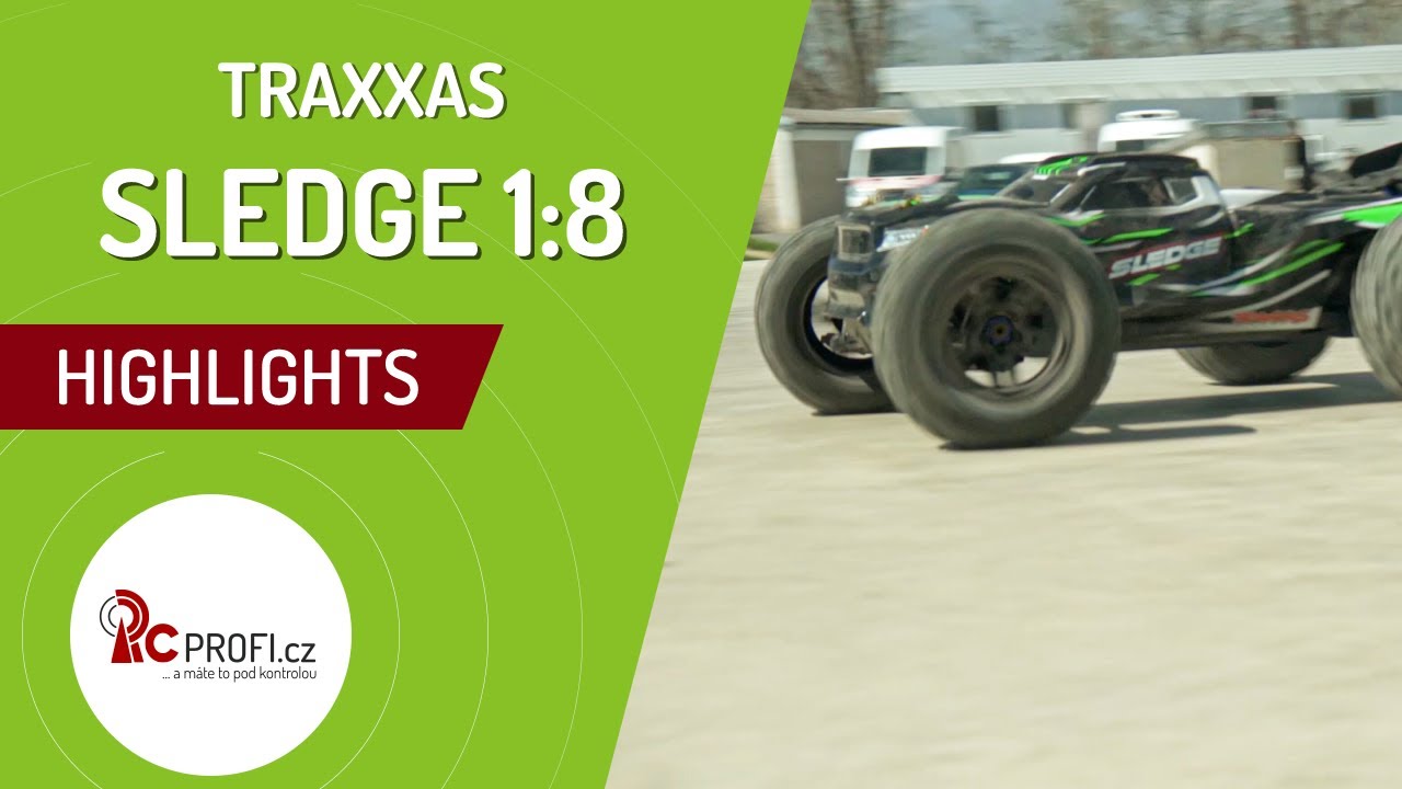 Traxxas Sledge 1:8 RTR oranžový