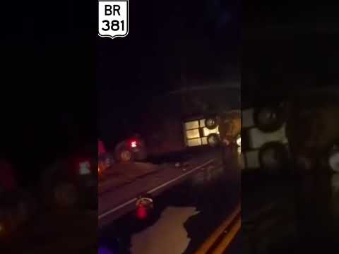 Acidente na BR 381 em João Monlevade MG.