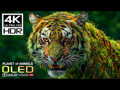 Planet of Animals 4K Video ULTRA HD | Scenic Wildlife 4K HDR at 60FPS | Dolby Vision