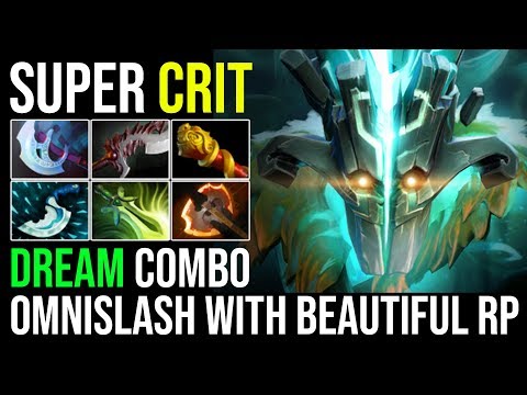 Dream Cancer Combo Come True - Juggernaut Super Crit Omnislash With Beautiful RP Combo 24KIll Dota 2