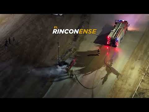 Incendio de Vehiculo - Rincón de los Sauces