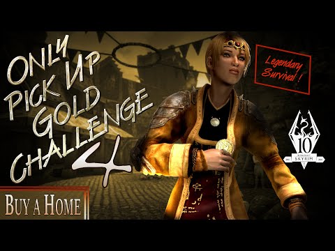 Only Pick Up Gold Challenge (4) - Buy a Home - Skyrim AE Legendary Survival Build