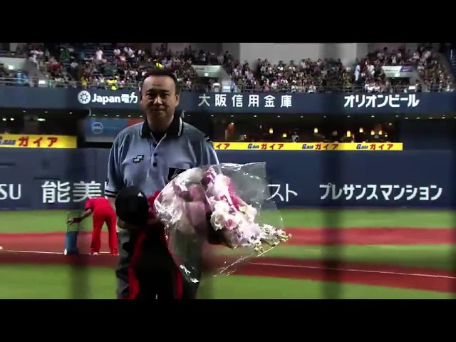 橘高淳審判員 通算2500試合出場達成!! 2016/7/31 Bs-L