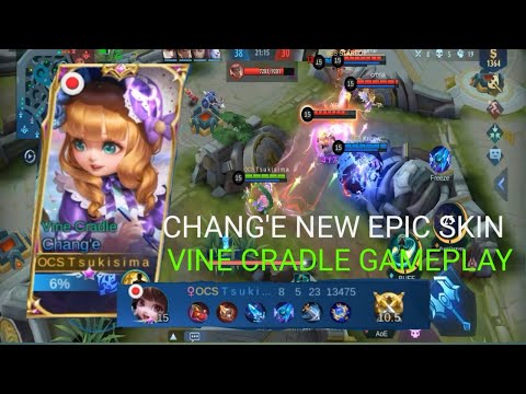 Review New Epic Skin Chang'e Vine Cradle || Chang'e Gameplay