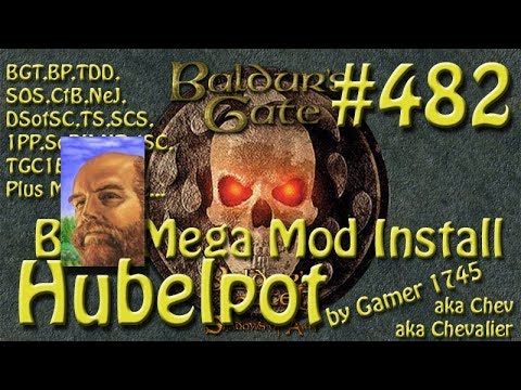 Let's Play Baldur's Gate Trilogy Mega Mod Part 482 - Hubelpot joins the Party!