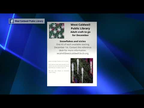 West Caldwell Library Snowflakes