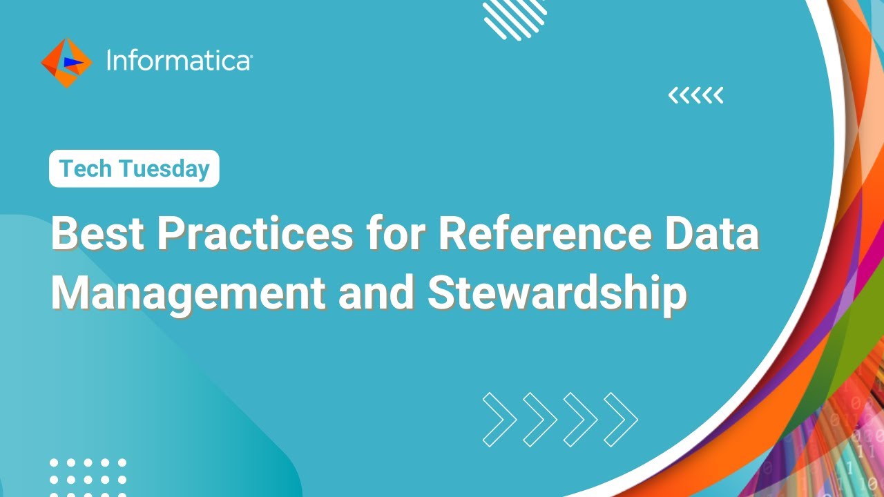Best Practices for Reference Data Management and Stewardship