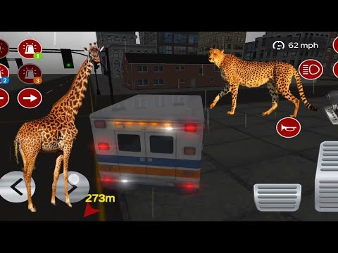 American emergency ambulance simulator 2021 - ambulance patient game - game play Android#4