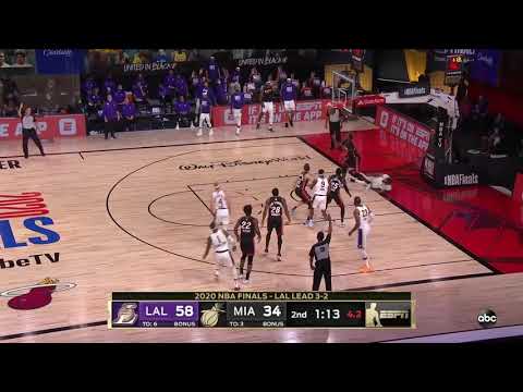 Another example of LeBron's in game IQ Lakers Heat Game 6