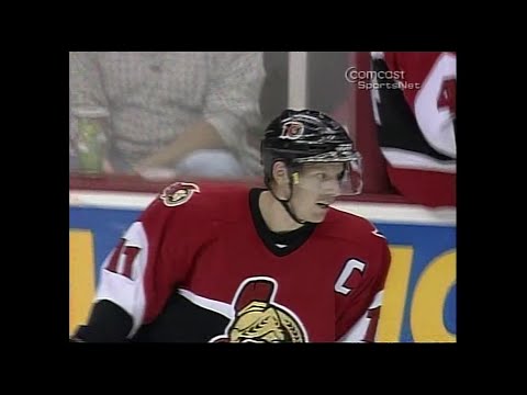 #ThrowBackThursday: Awesome Alfredsson Hat Trick From 01'